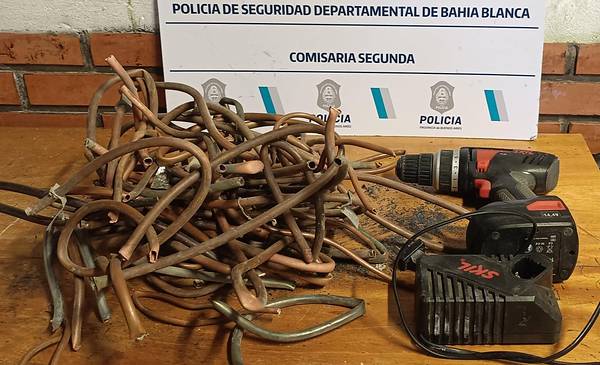 Detienen a un hombre por el robo reiterado de caños de bronce de medidores