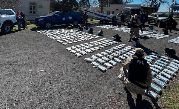 Por un bolso con cocaína en Monte Hermoso, capturan un cargamento de media tonelada en el Paraná