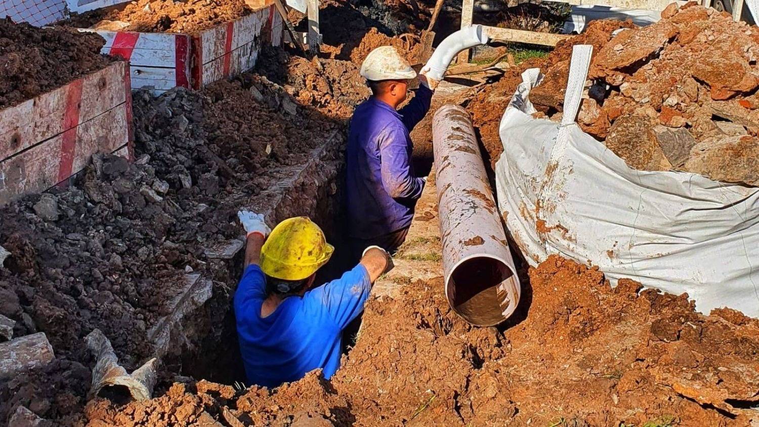 Por un empalme de cañerías, un sector de la ciudad tendrá afectado el suministro de agua
