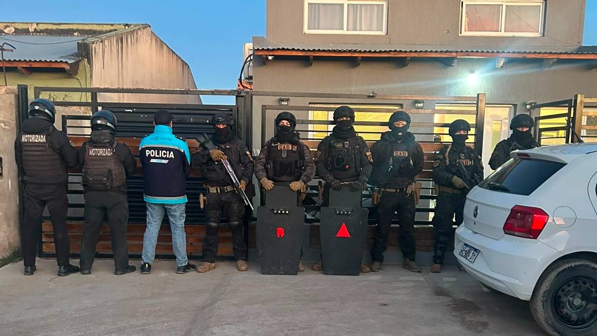 Allanamiento positivo por un robo en barrio Palihue