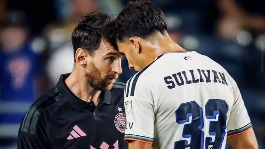 Messi recibió una sanción de la MLS por agredir a un rival