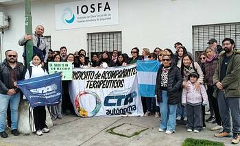 Acompañantes terapéuticos le reclamaron a IOSFA hasta 6 meses impagos
