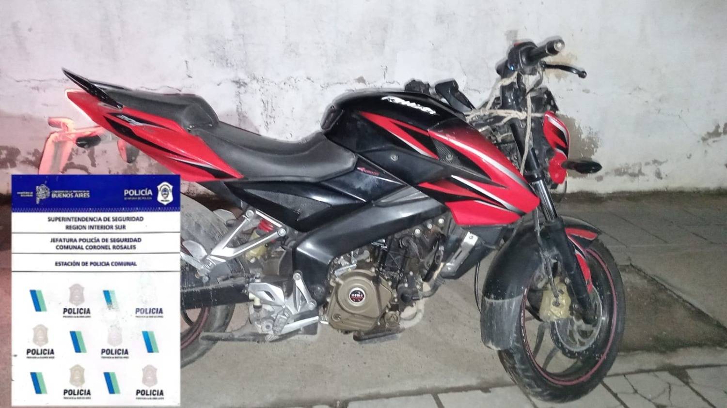 Robó una moto, lo siguieron con las cámaras de seguridad y lo atraparon 
