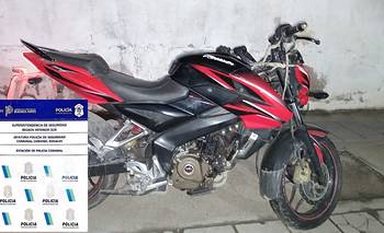 Robó una moto, lo siguieron con las cámaras de seguridad y lo atraparon 