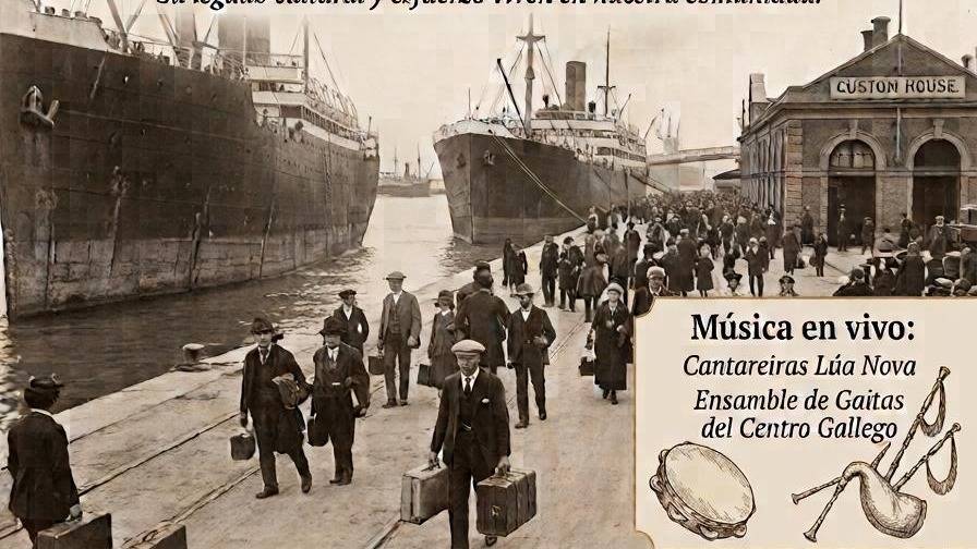Homenaje con música gallega por el Día del Inmigrante