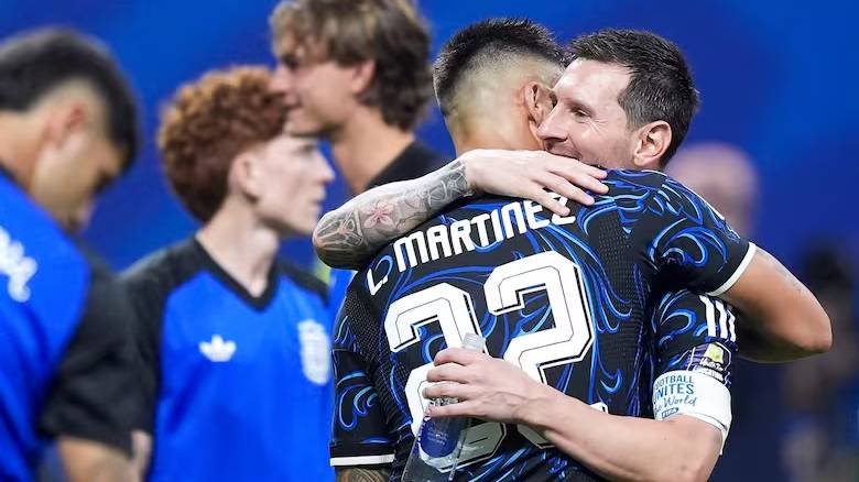 Lautaro y una emotiva despedida para Messi: "Del primer abrazo, al último..."
