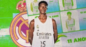 Real Madrid fichó a un "Mini" africano de 11 años y 2m00