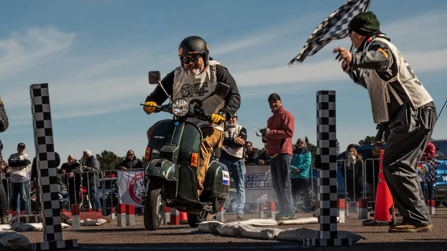 Gran éxito del primer Campeonato Nacional de Vespa en Bahía Blanca