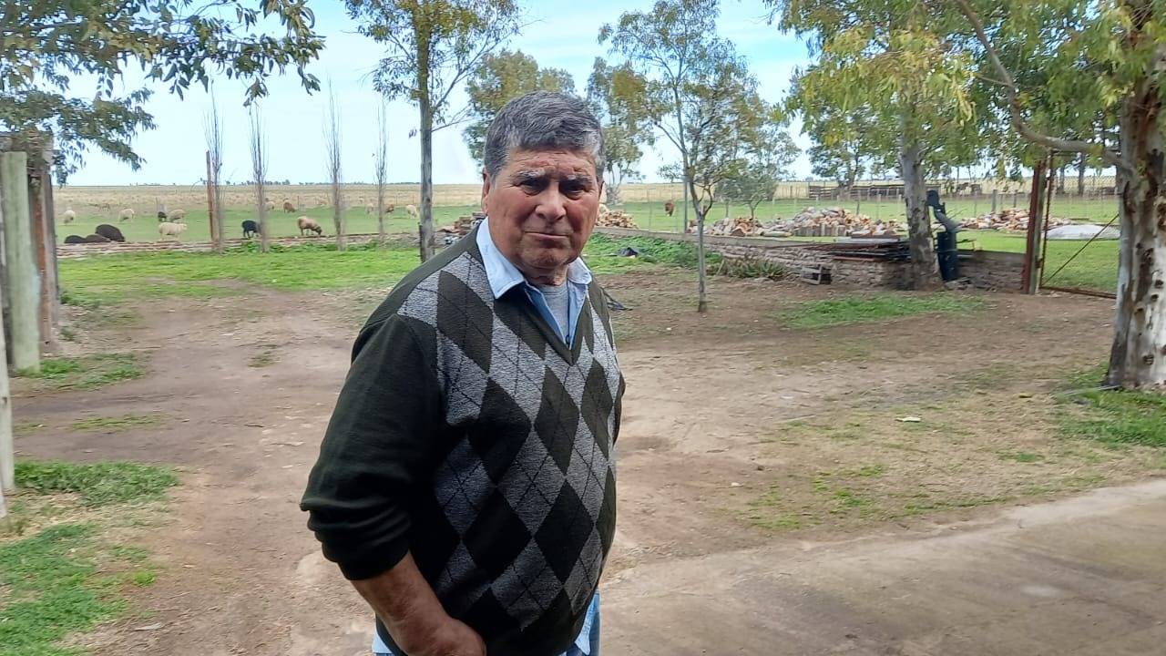 "Soy feliz, no cambio el campo por nada", dijo "Cacho" Sánchez