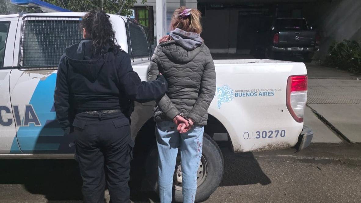 Grünbein: arrestaron a una mujer que hirió a su pareja con un cuchillo