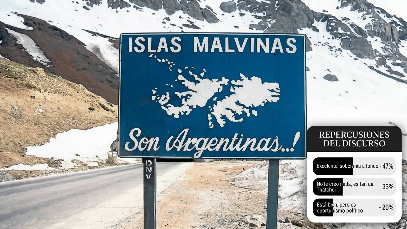 El discurso de Milei sobre Malvinas dividió opiniones entre los lectores de La Nueva.