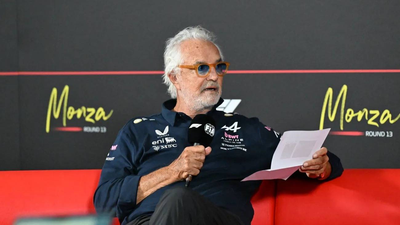 El festejo de Briatore y el sueño de ganar en Monza: "Aspiramos a la victoria"