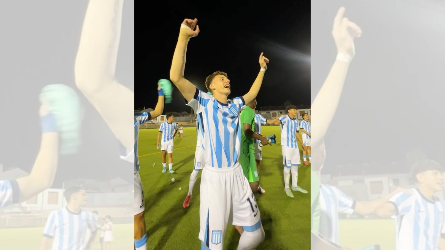 Con el bahiense Santiago Bárcena, Racing se metió entre los mejores 4 equipos del Mundial Juvenil