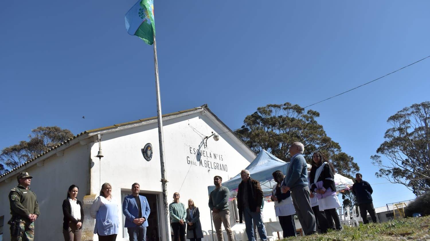 José B. Casás llegó a los 104 años acompañado por toda su comunidad