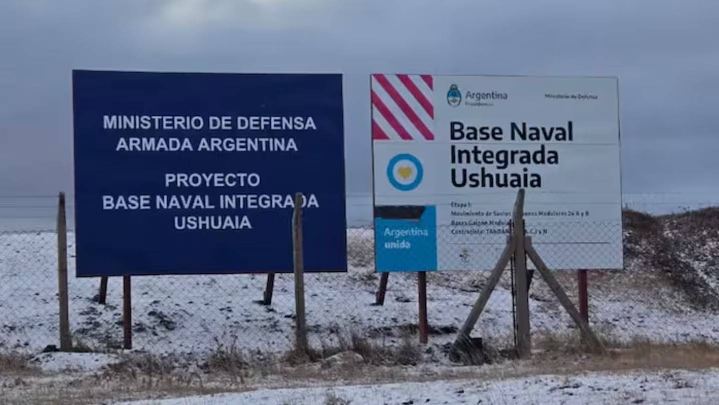 Base Naval Integrada de Ushuaia: cómo es la obra que Milei reactivará tras su reclamo por Malvinas