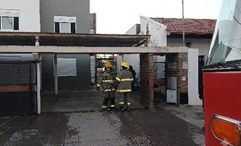 Un hombre fue hospitalizado tras el incendio de su vivienda 