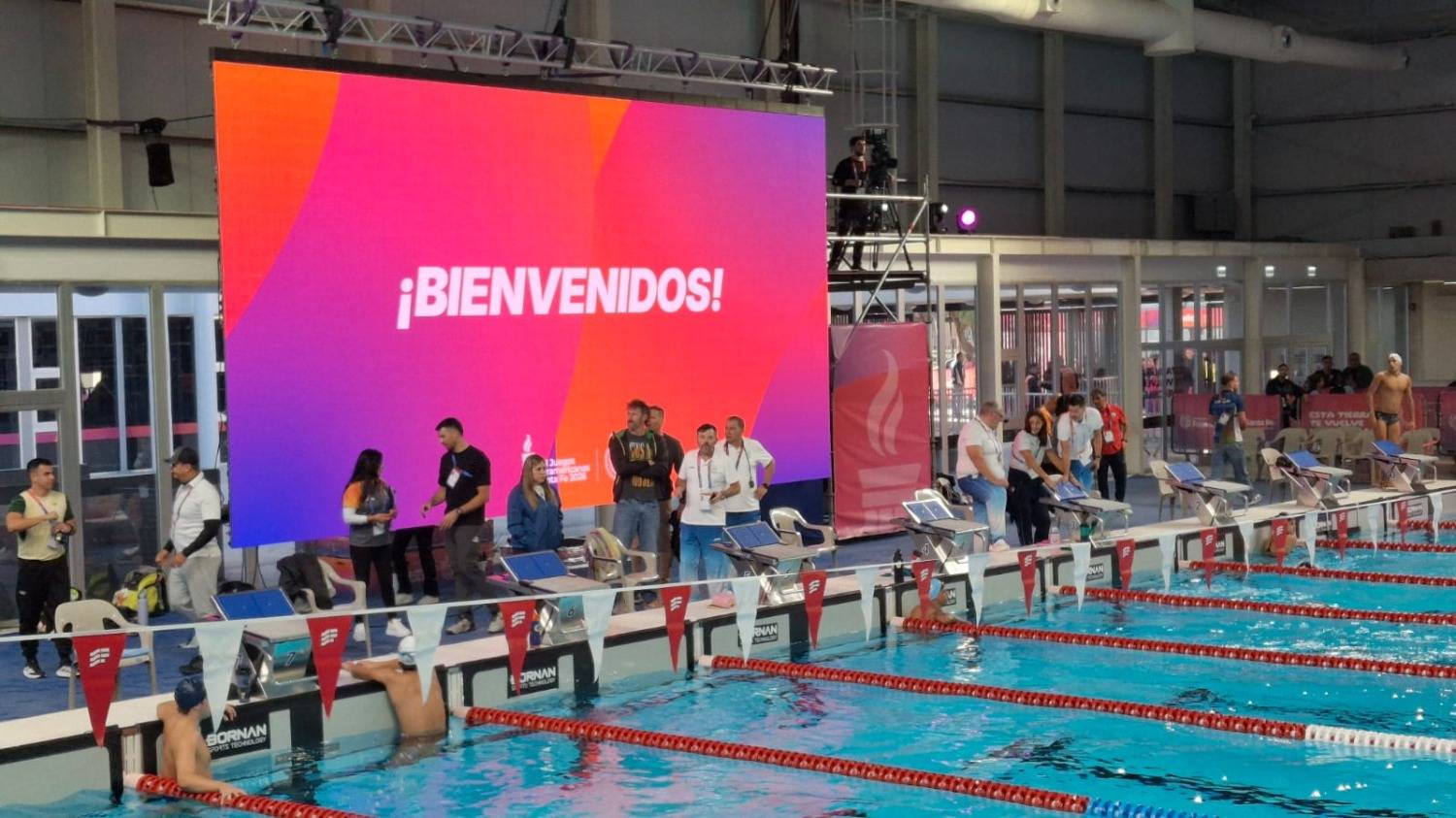 Diario de viaje, día 1: José Meolans, Agostina Hein y las carreras de natación que nunca se vieron