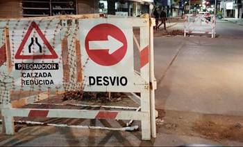 Anuncian corte de tránsito y piden precaución por una obra en la ruta