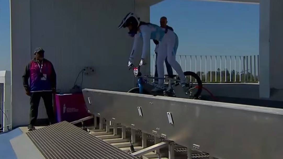 Cavalli fue segunda en el time trial y va de candidata en el BMX Racing de los Juegos Suramericanos