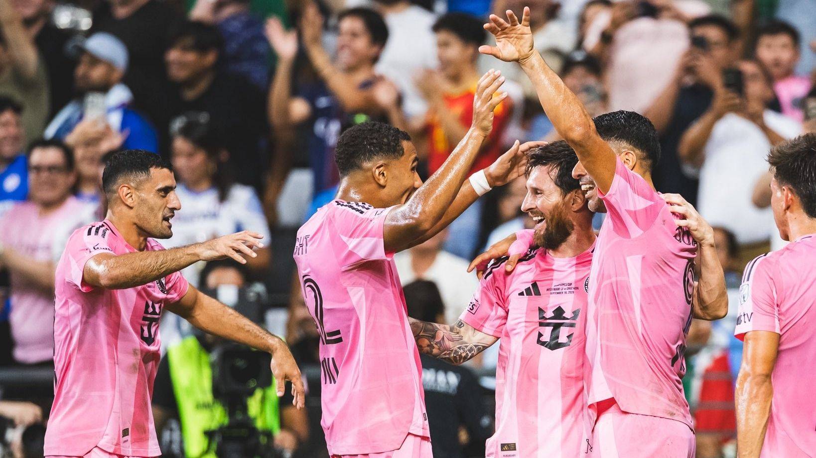 Con gol y asistencia de Messi, Inter Miami le ganó a Cruz Azul 2 a 0 y se llevó el título