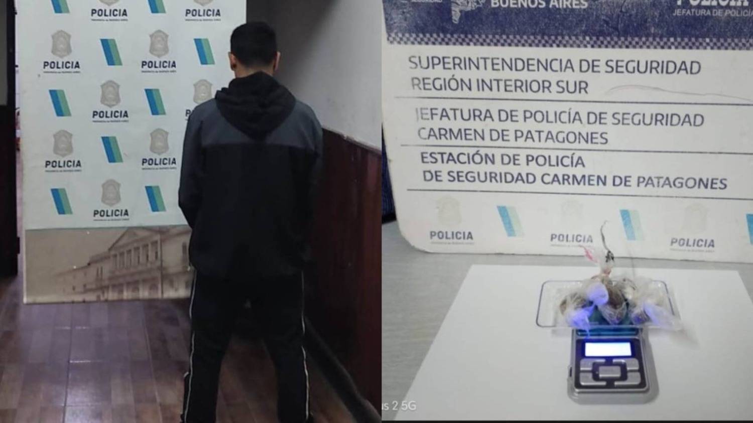 De La Matanza aprehendido por robar en Carmen de Patagones