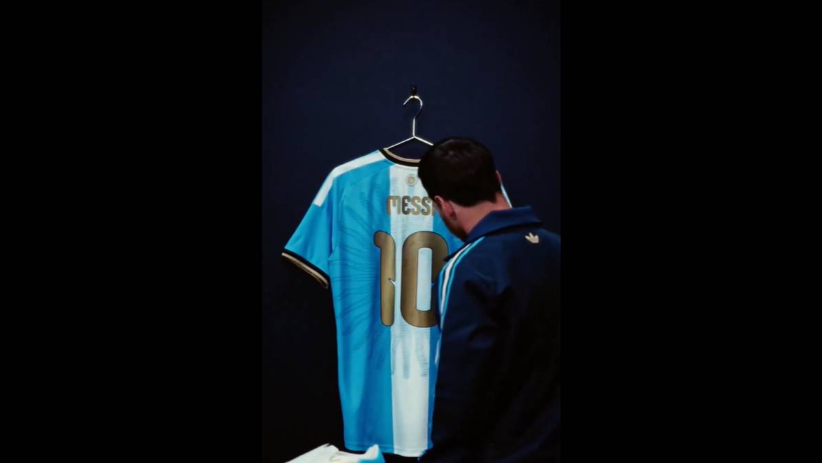 Messi empieza a despedirse de la Selección: "Último partido, una camiseta para toda la vida"