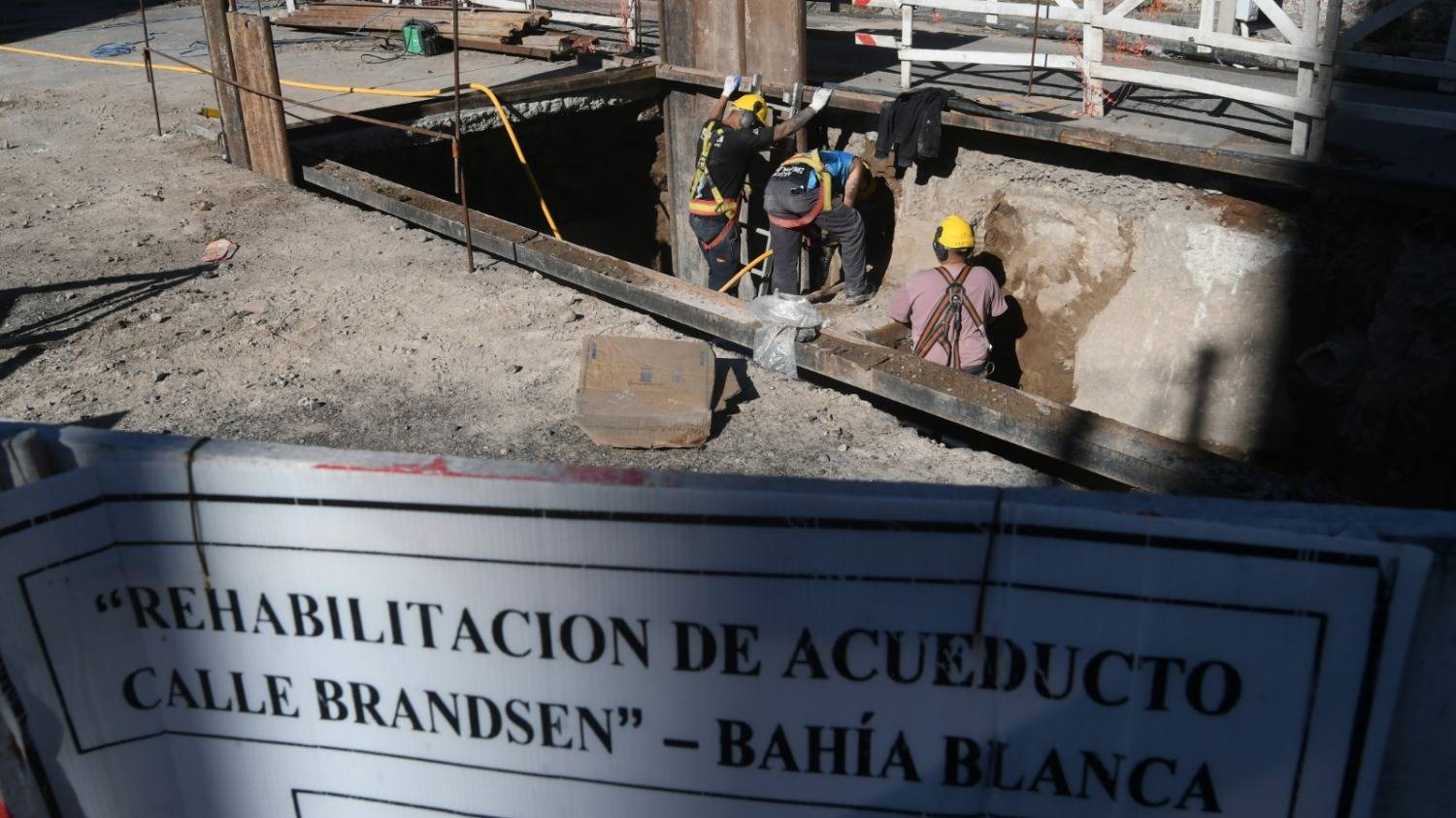 Acueducto Brandsen: cómo seguirá la obra tras la reapertura de una esquina trascendental