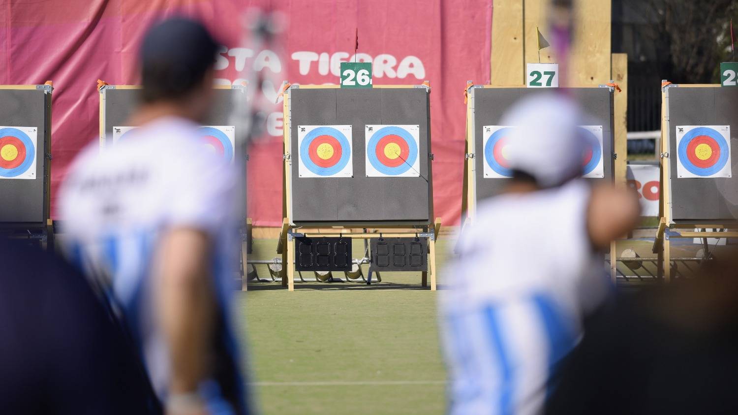 Guille González, Arca y Nikolajuk completaron el tiro con arco individual de los Suramericanos