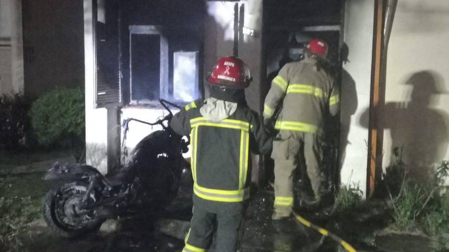 Punta Alta: se incendió una casa en el barrio Atepam
