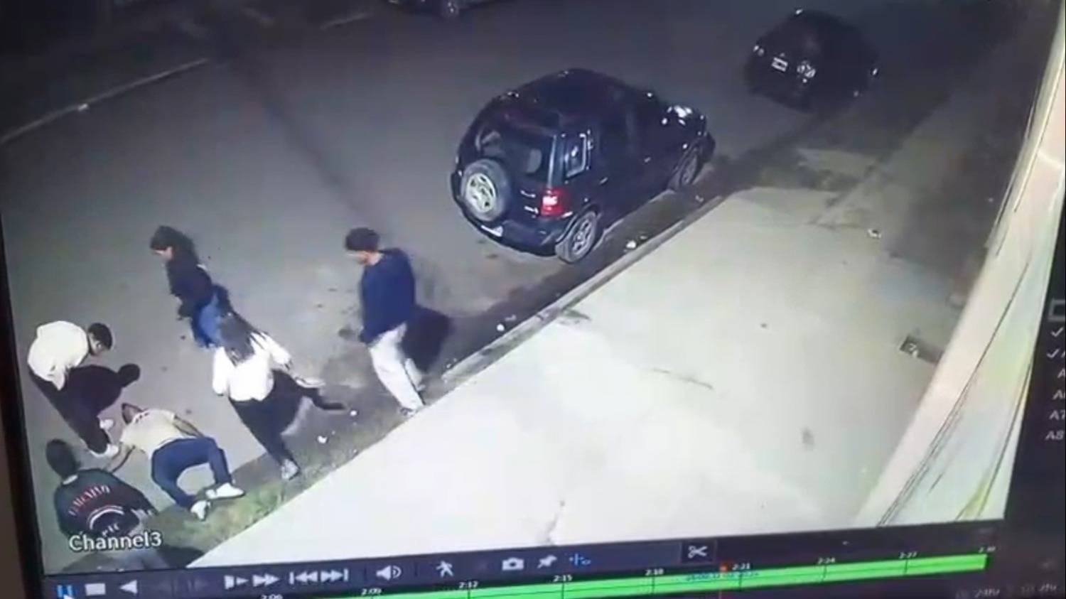 Empujón y patadas en la cabeza: una cámara grabó el crimen en Buratovich