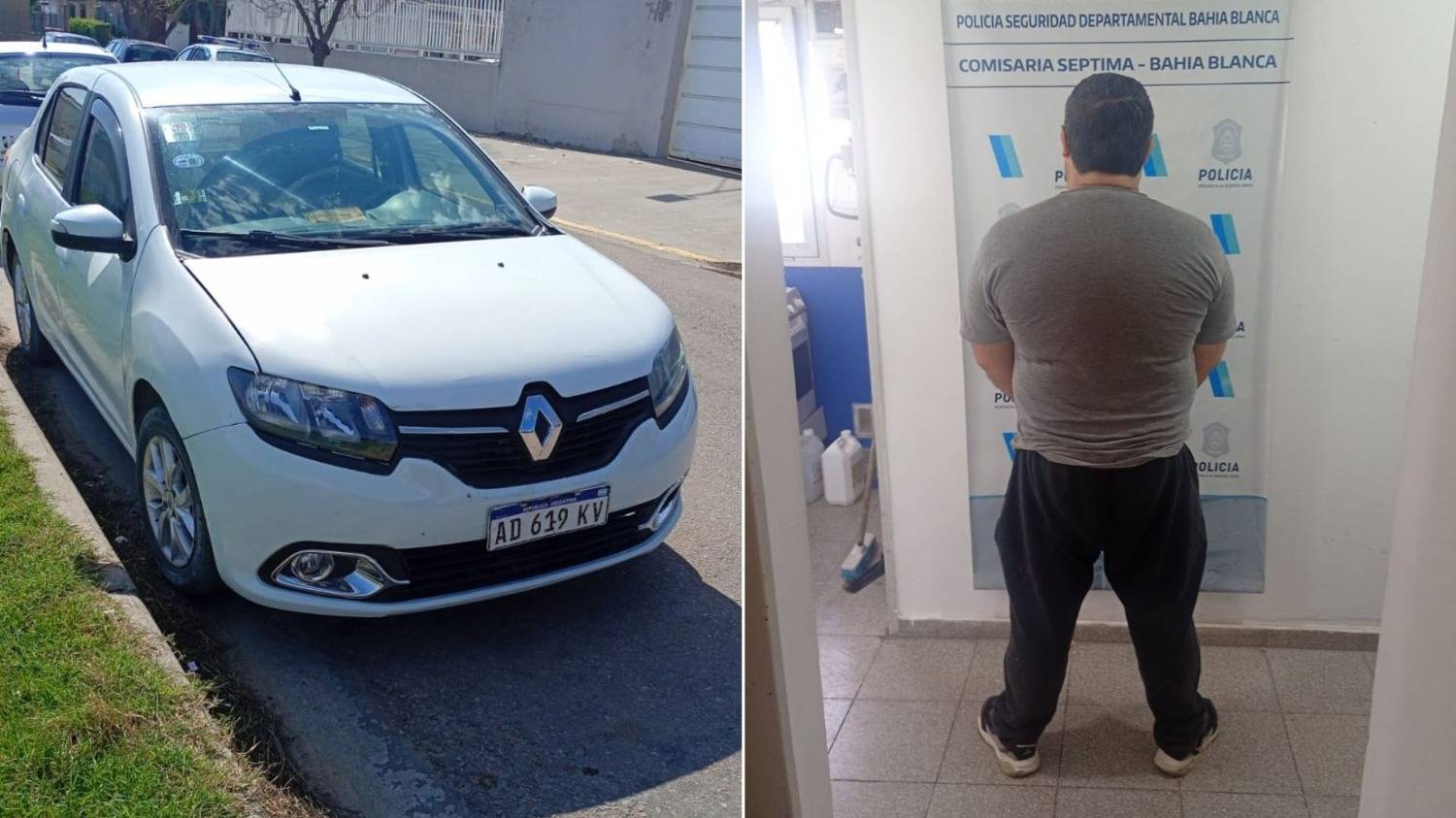 Capturan a un guardacárcel circulando por el Parque de Mayo con un auto buscado en el Conurbano