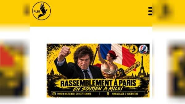 "Rassemblement à Paris": libertarios franceses convocaron a una marcha a favor de Milei