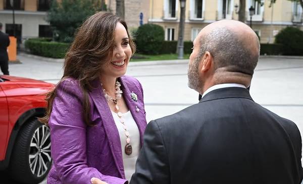 También en Europa: Villarruel llegó a España para participar del Foro Parlamentario Iberoamericano
