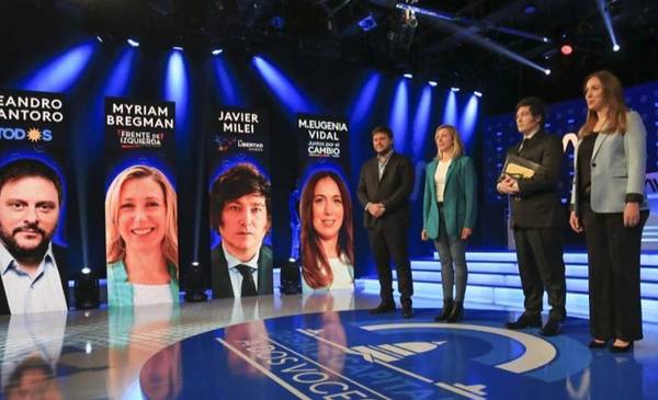 Vidal, Santoro, Milei y Bregman se cruzaron en un debate televisivo ...