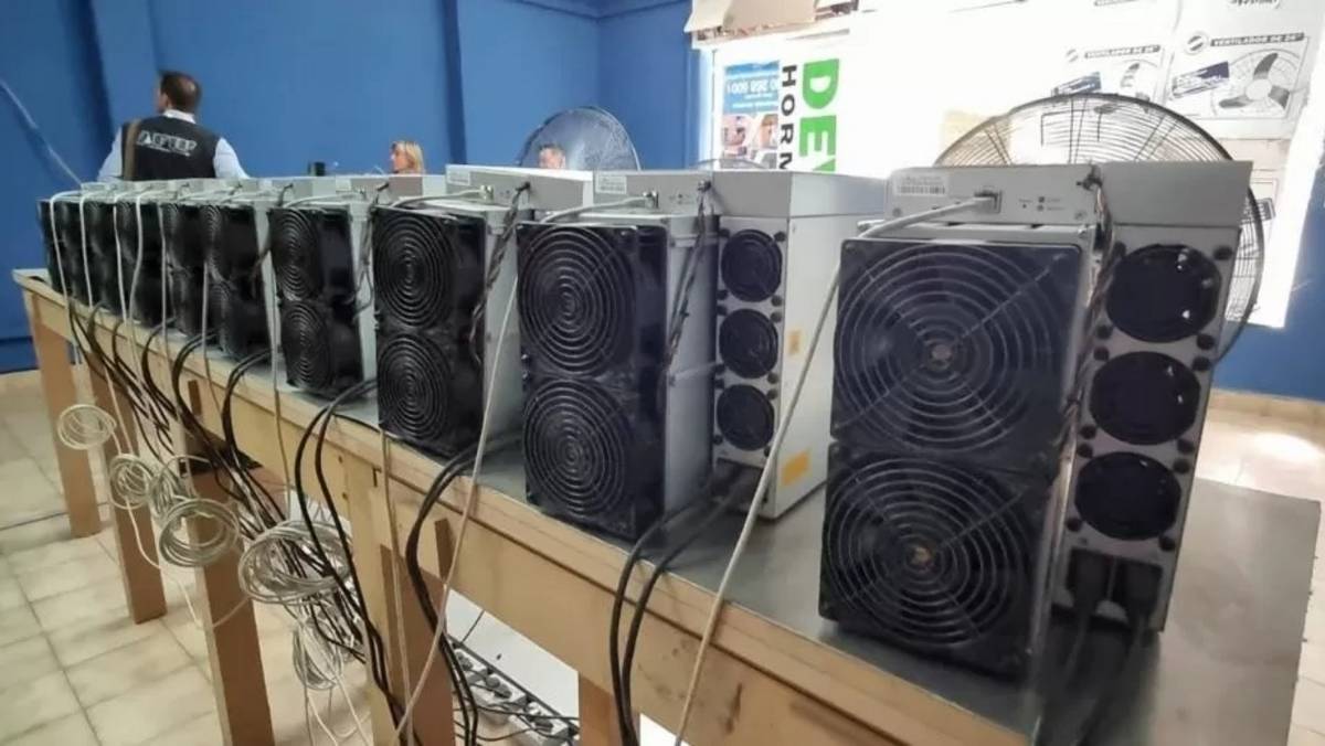 Detectaron en Bahía una granja de criptomonedas ilegal que permitía generar  100.000 dólares anuales - La Nueva