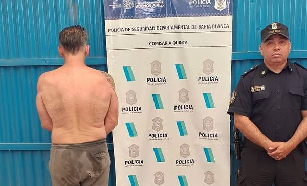 Un hombre fue detenido por agredir a su pareja y causar daños a su ...