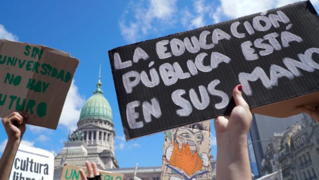 Las universidades nacionales realizan un nuevo paro de 24 horas en contra del veto de Milei Las universidades nacionales realizan un nuevo paro de 24 horas en contra del veto de Milei