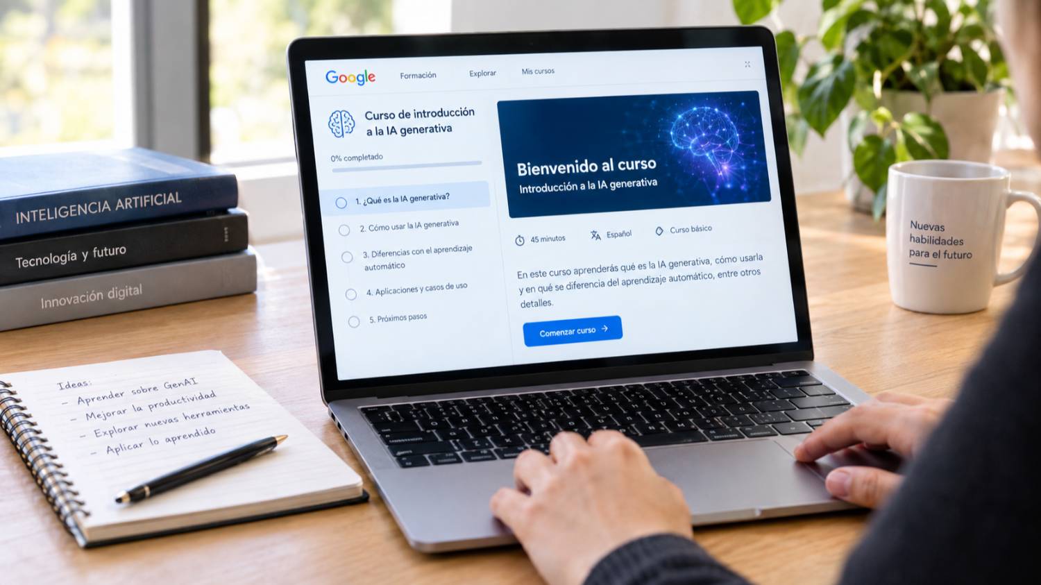Cursos de inteligencia artificial: qué opciones existen y para qué sirven