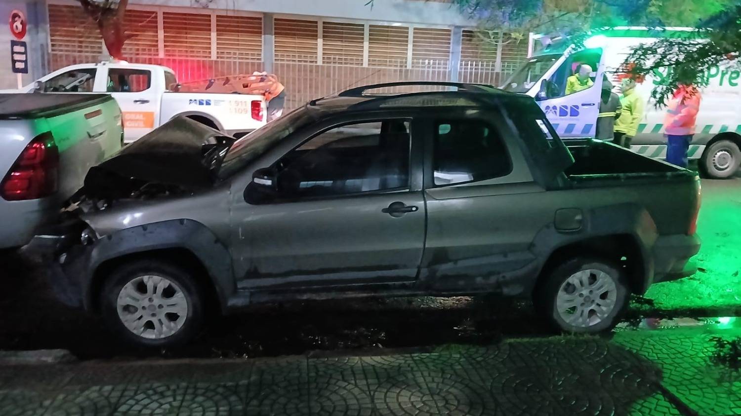 Choque, alcoholemia positiva y dos mujeres lesionadas