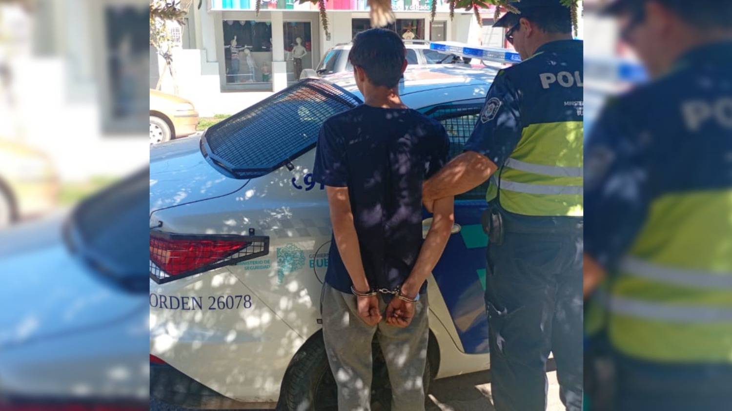 Amenazó a un hombre con un arma de fuego y resultó aprehendido