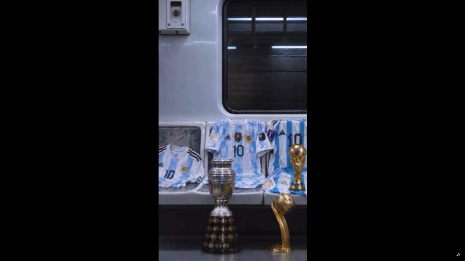 El emotivo video de la línea de subte que cambiará de horario por Messi: "Ha sido un viaje maravilloso"