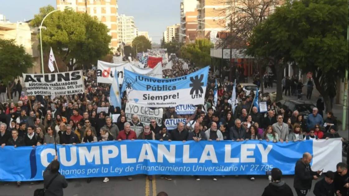 Bahía Blanca se suma a la quinta Marcha Federal Universitaria