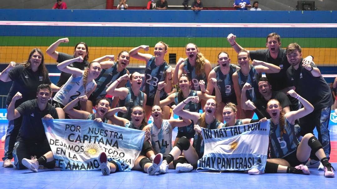 Con la bahiense Abril Faiazzo, la Selección argentina se adueñó del Sudamericano U19 de vóleibol