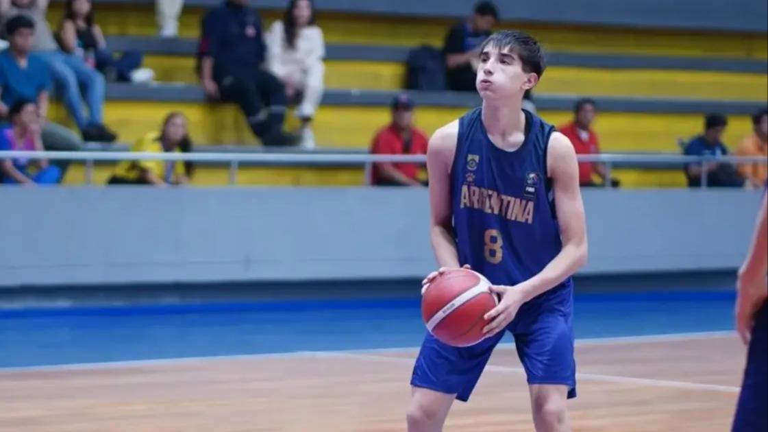 Enzo Roth representará a Bahía y a la Argentina en el básquet 3x3 de los Juegos Olímpicos de la Juventud