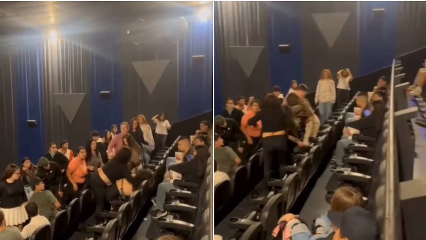 Escándalo en un cine de Entre Ríos: trompadas, gas pimienta, evacuación de la sala y dos detenidas