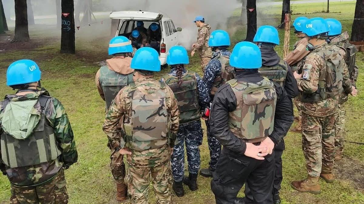 La Policía de Establecimientos Navales se formó en riesgos explosivos para Misiones de Paz
