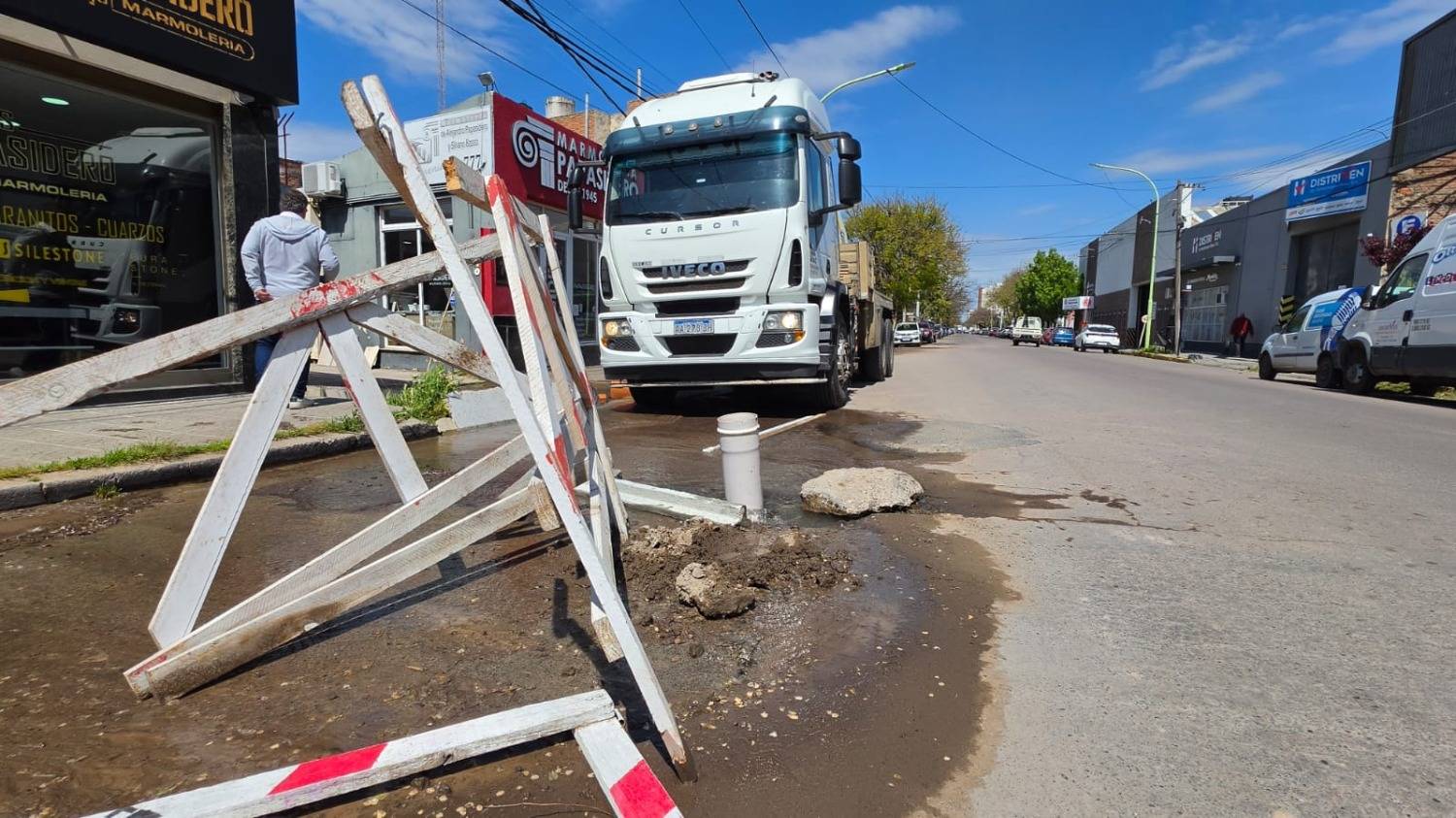 La pérdida de agua en Brandsen al 700 cumple ocho meses y empeora día a día
