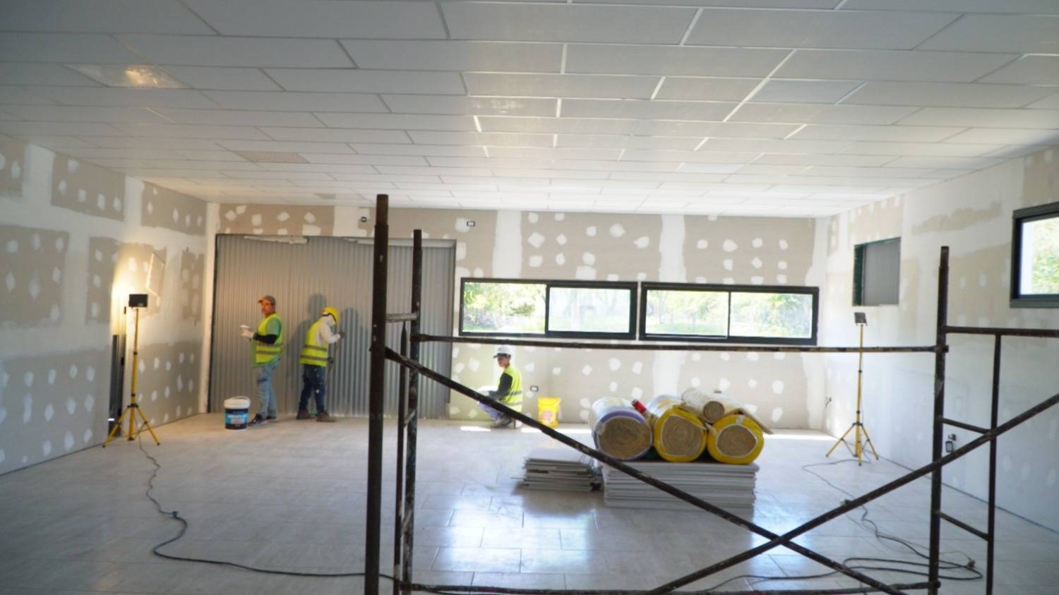 Avanzan tres trabajos en espacios públicos y de salud en la villa balnearia