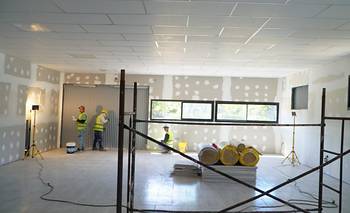 Avanzan tres trabajos en espacios públicos y de salud en la villa balnearia