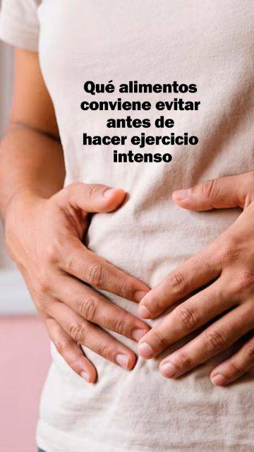 antes de hacer ejercicio